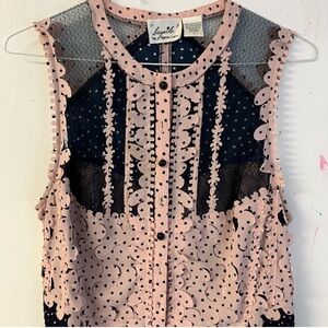 COPY - Byron Lars Beguile dress navy/pink